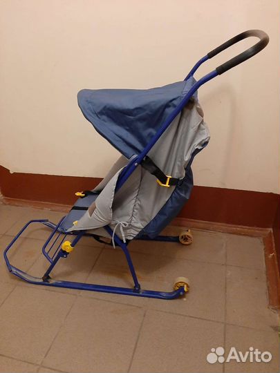 Детские санки коляска