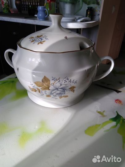 Супница фарфор СССР