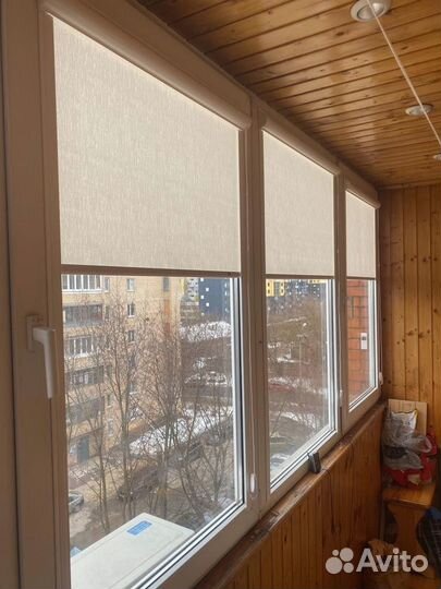 Рулонные шторы на леске