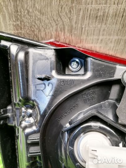 Фонарь внутренний правый Nissan Qashqai 2013-2019