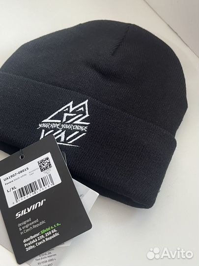 Шапка утеплённая «Silvini» Favara. Black