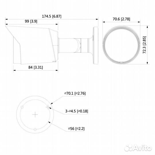 Камера Dahua DH-HAC-HFW1509TP-A-LED-0360B-S2