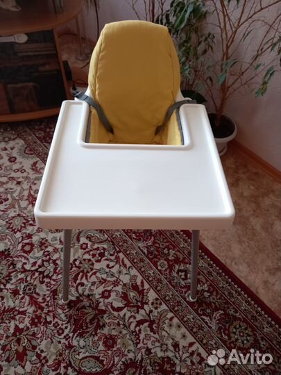 Стульчик+столик для кормления IKEA antilop