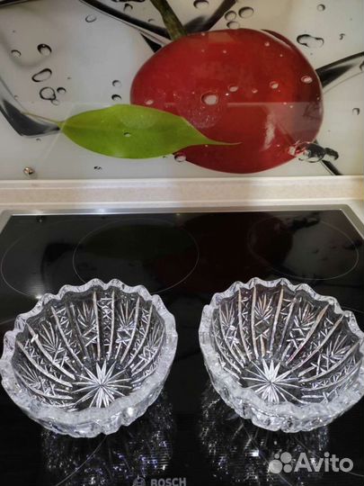 Новые хрустальные салатники СССР