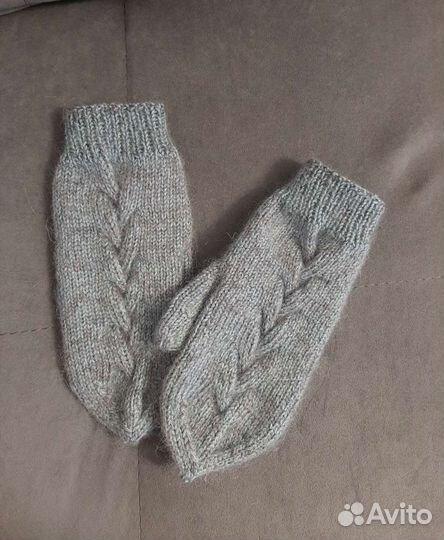 Варежки вязанные