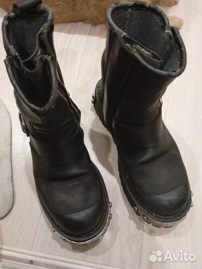 Сапоги мужские мото