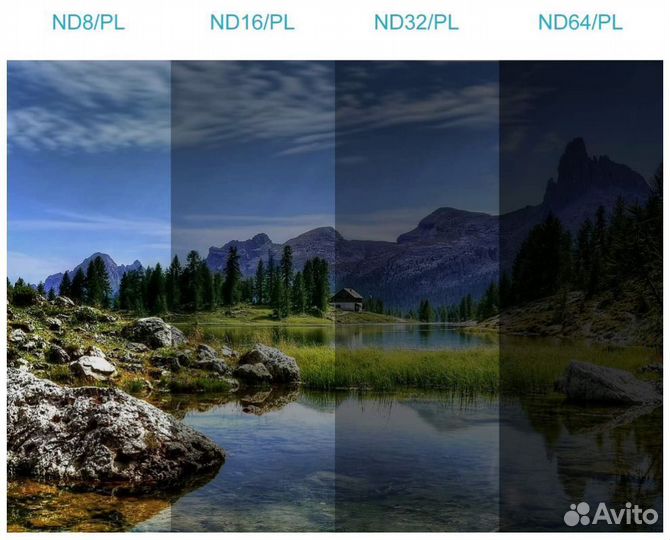 Набор из 4 фильтров для экшн-камеры Insta360