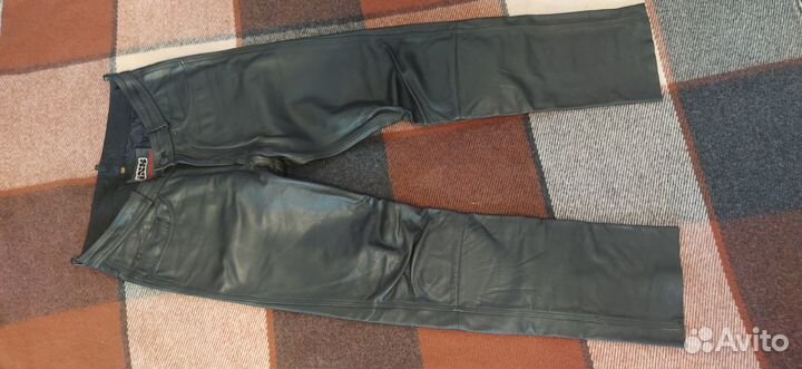 Мото-штаны мужские кожаные IXS