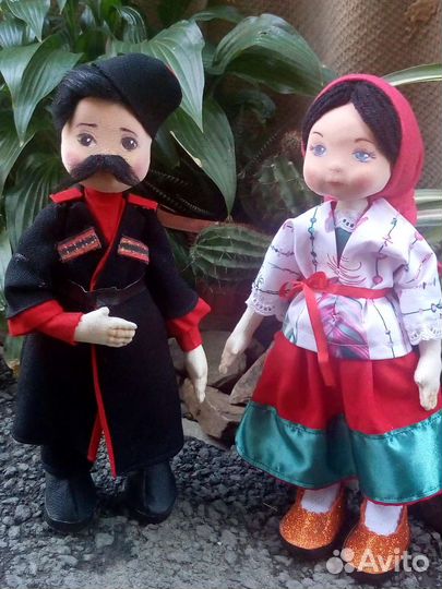 Кукла ручной работы казаки