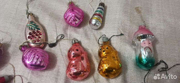 Елочные игрушки СССР советские