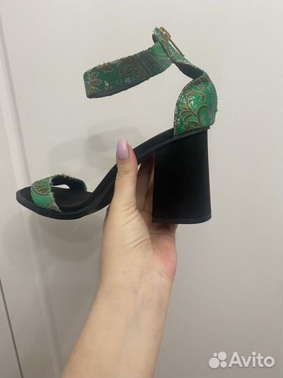 Босоножки женские 39 размер зеленые