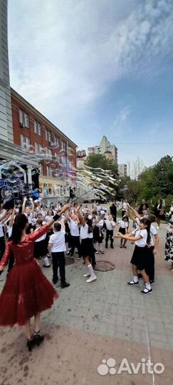 Шоу мыльных пузырей