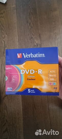 Диск DVD-R Verbatim 4.7 Gb
