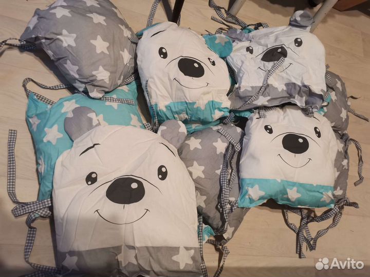 Бортики в детскую кроватку бу