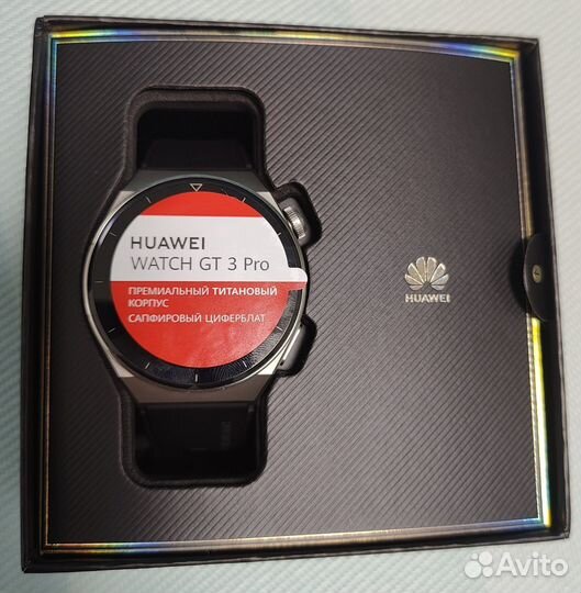 Смарт часы huawei watch gt 3 pro titan