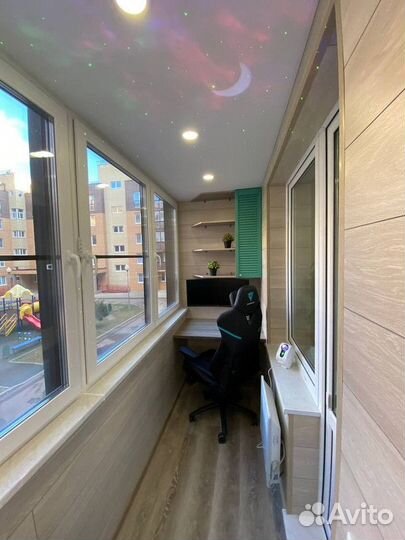 Балконное остекление новое