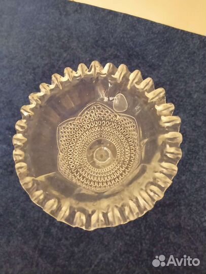 Ваза для варенья на ножке. Старинная