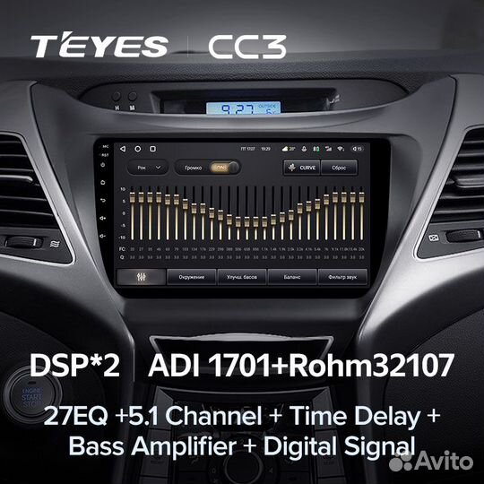 Teyes Тиайс CC3 3/32 Hyundai Elantra 5