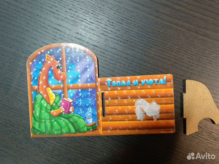 Деревянная основа для настольного календаря