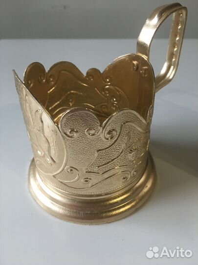 Подстаканник и стаканы времён СССР