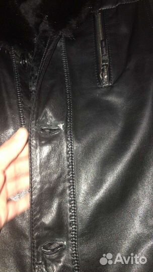 Дубленка натуральная кожа мужская