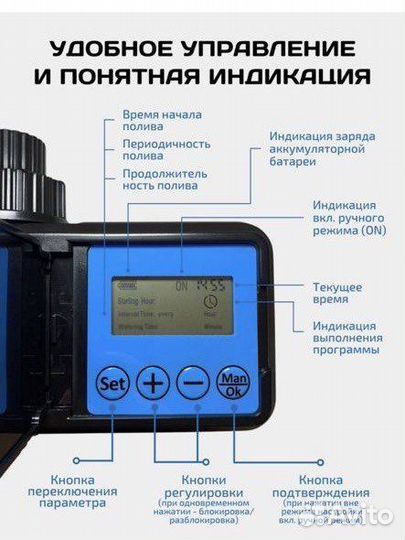 Система капельного автополива от бочки новый