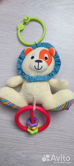 Игрушки погремушки мягкие