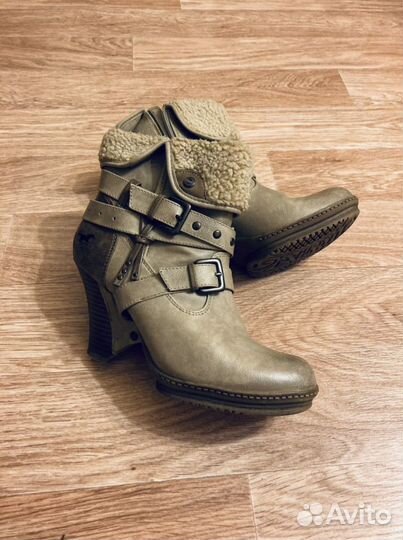 Ботильоны, полусапожки, еврозима, Mustang, 39 герм