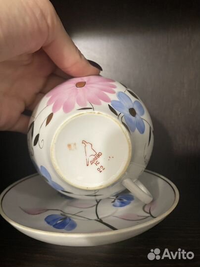 Чайная пара Дулево