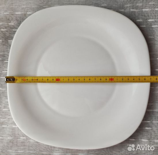 Набор обеденных квадратных тарелок Luminarc