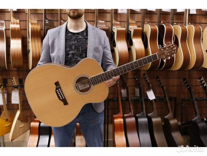 Crafter GA-7/NC Гитара акустическая, массив кедра