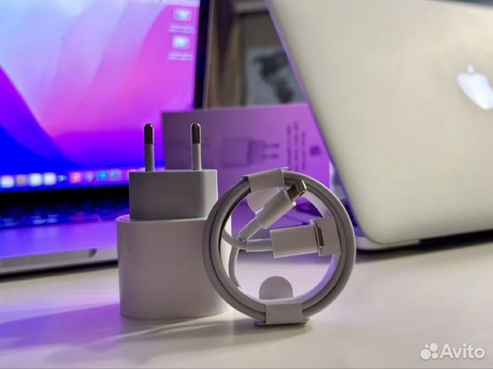 Быстрая зарядка для iPhone 25w + Провод