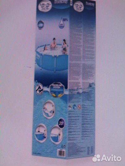 Каркасный бассейн 305*76 Bestway Steel Pro 56677