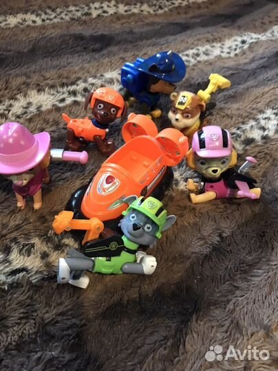 Игрушки, щенячий патруль, пакетом