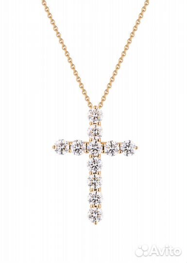 Крест Tiffany & Co Cross Rose Gold Large 2.00 ct
