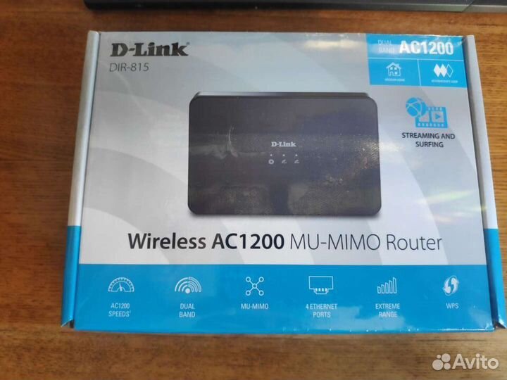 Маршрутизатор D link DIR-815 AC 1200 MU Mimo