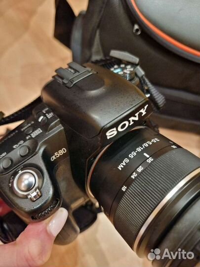 Зеркальный фотоаппарат sony a580+ 2 объектива