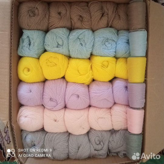Пряжа пух норки
