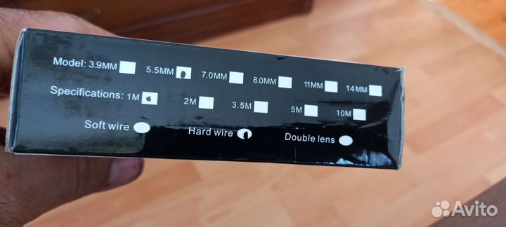 Эндоскоп с ваифай,двухкамерный