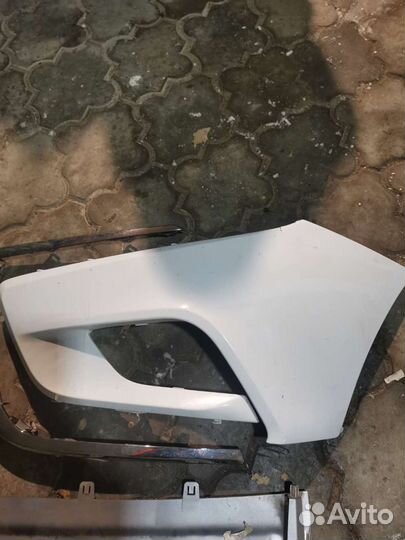 Молдинги переднего бампера лада веста кросс