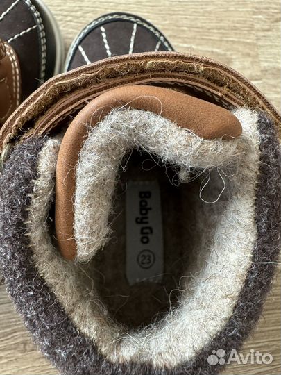 Ботинки новые демисезонные детские 23