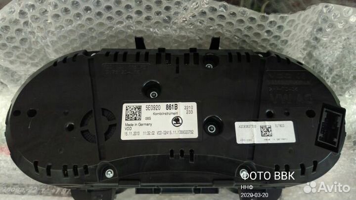 Панель приборов Шкода Октавия А-7