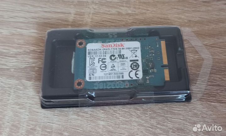 SSD Sandisk 64 Gb msata