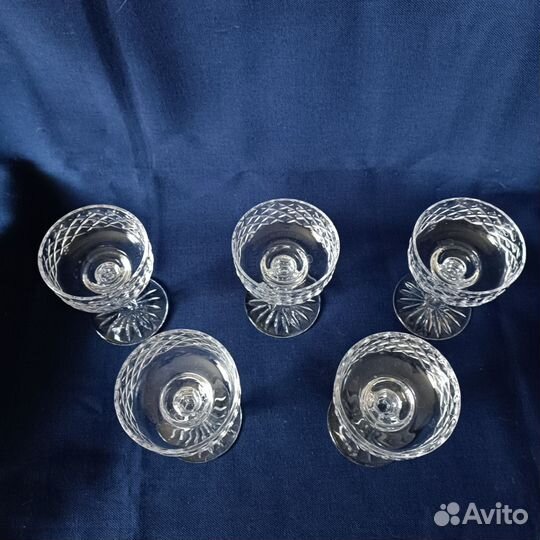 Креманки, салатники, хрусталь. 5шт