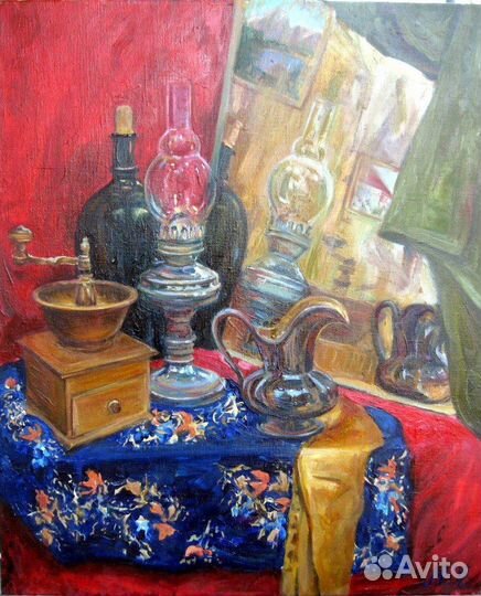 Картина масло холст натюрморт 