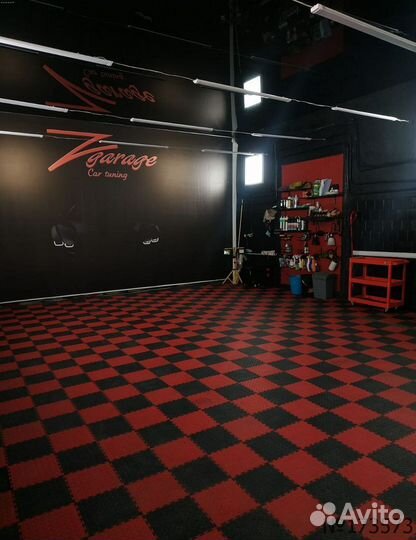 Плитка пвх для гаража