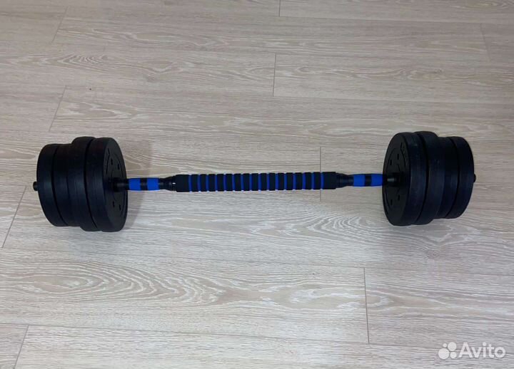 Гантели + штанга 30кг новые