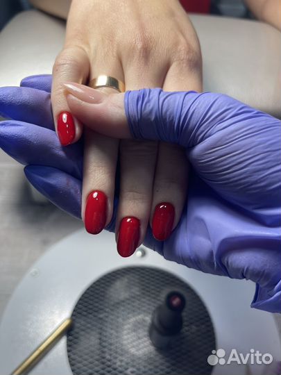 Покрытие гель лака/ наращивание