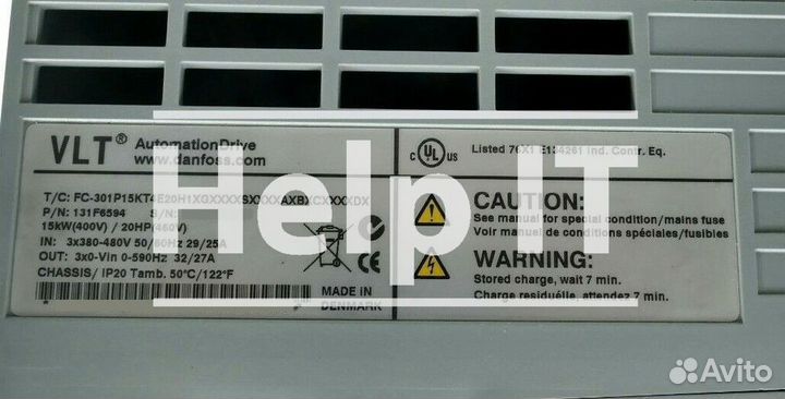 Преобразователь частоты Danfoss FC-301 131F6594