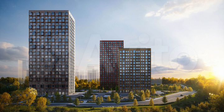 1-к. квартира, 34,8 м², 2/15 эт.